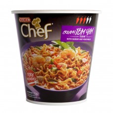 Chef Cup Tom Yum Noodles - Carton of 8 - $1.50/Unit GST FREE